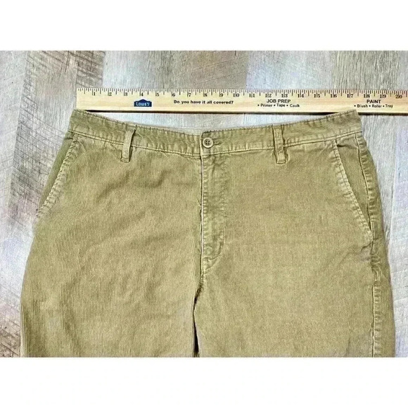 Woolrich Mens 36x30 Corduroy Pants Trousers Straight Leg Chino Khaki Tan - Picture 7 of 8